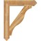 Ekena Millwork Funston Arts & Crafts Rough Sawn Bracket, Western Red Cedar, 6"W x 36"D x 44"H BKT06X36X44FST03RWR - alternate 4